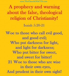 FalseReligionChristianityIsaiah5-21-22