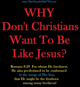 Romans 8:29 Like Messiah, I Want To Be Like Messiah!