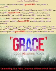 Unmasking The Doctrine Of Unmerited Grace!