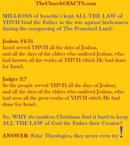 Millions KEEP THE LAW With Joshua, Conquer Promised Land!