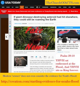 Modern Science Dinosaur Extinction – FAKE NEWS!