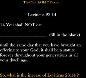 Leviticus 23-14 1