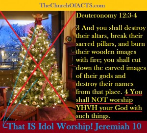 Christmas Pagan Idol Worship Idolatry
