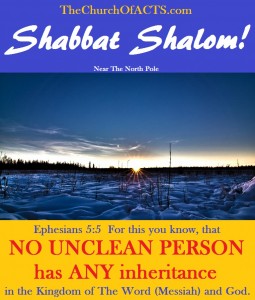 Shabbat Shalom!  Modern Christianity Is A Cult Fraud